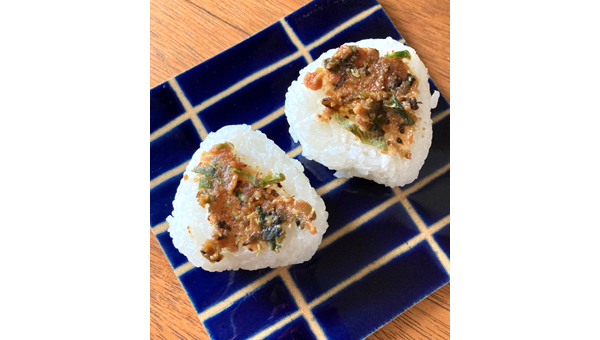 ふき味噌の焼きおにぎり