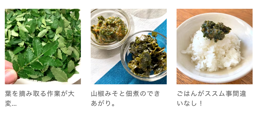 山椒みそ